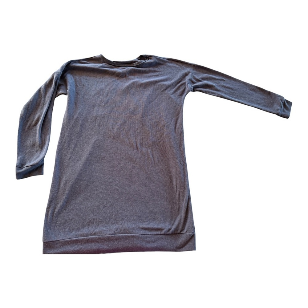 Tresics Dark Blue Oversized Sweater Long Sleeve Shirt Athleisure Comfort M